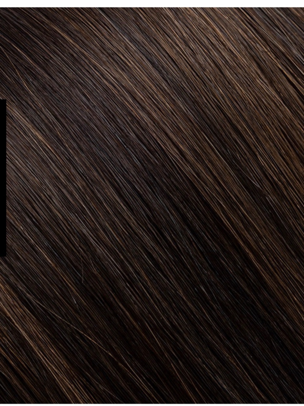 Premium Dark Brown Women’s Hair Extension - Natural Shine
